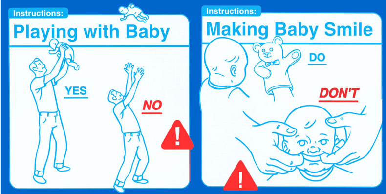 Gambar Panduan Menjaga Bayi
